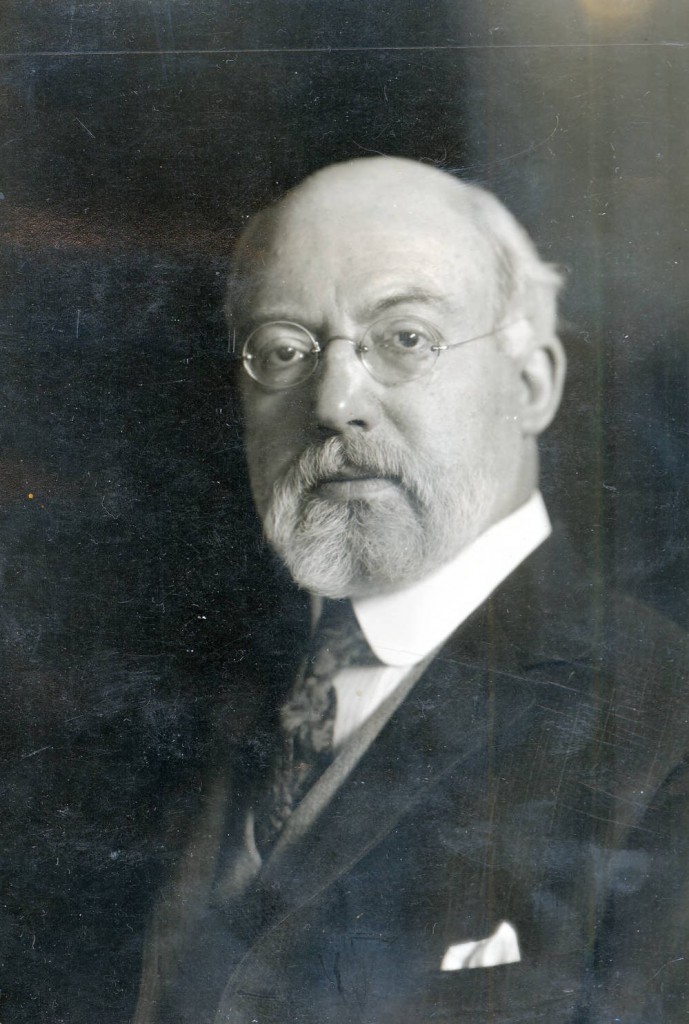 Formal portrait of Wilbur H. Siebert ca. 1915-1925, via Ohio Memory