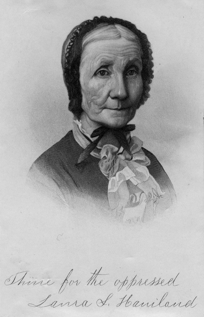 Engraving of Laura Haviland, via the Siebert Collection