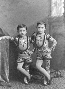 Young circus performers, ca. 1870. Via Ohio Memory