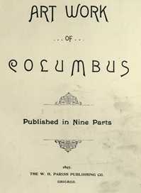 Title page from Art Work in Columbus