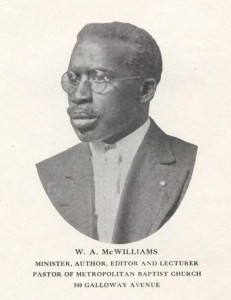 William A. McWilliams, editor of the Columbus Illustrated Record.