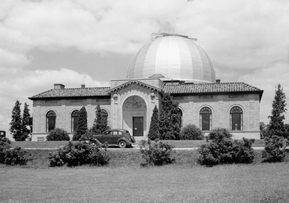 Perkins Observatory in Delaware County, ca. 1940. Via Ohio Memory.