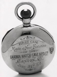 First case made at the Dueber Hampden factory in Canton on June 21, 1889. Courtesy of the McKinley Presidential Library & Museum via Ohio Memory.