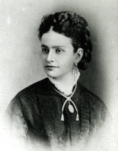 Portrait of Ida Saxton McKinley around the time of her marriage to William, ca. 1870. Via Ohio Memory.