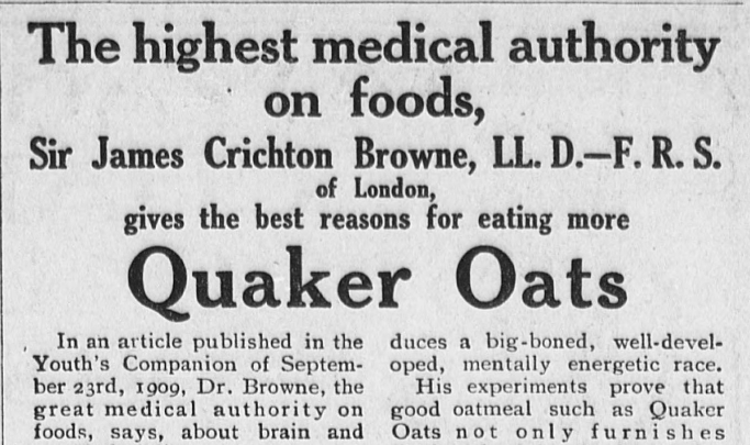 quaker oats company history