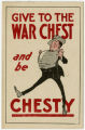 Give To The War Chest and be Chesty' card