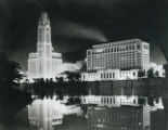 LeVeque Tower at night photograph