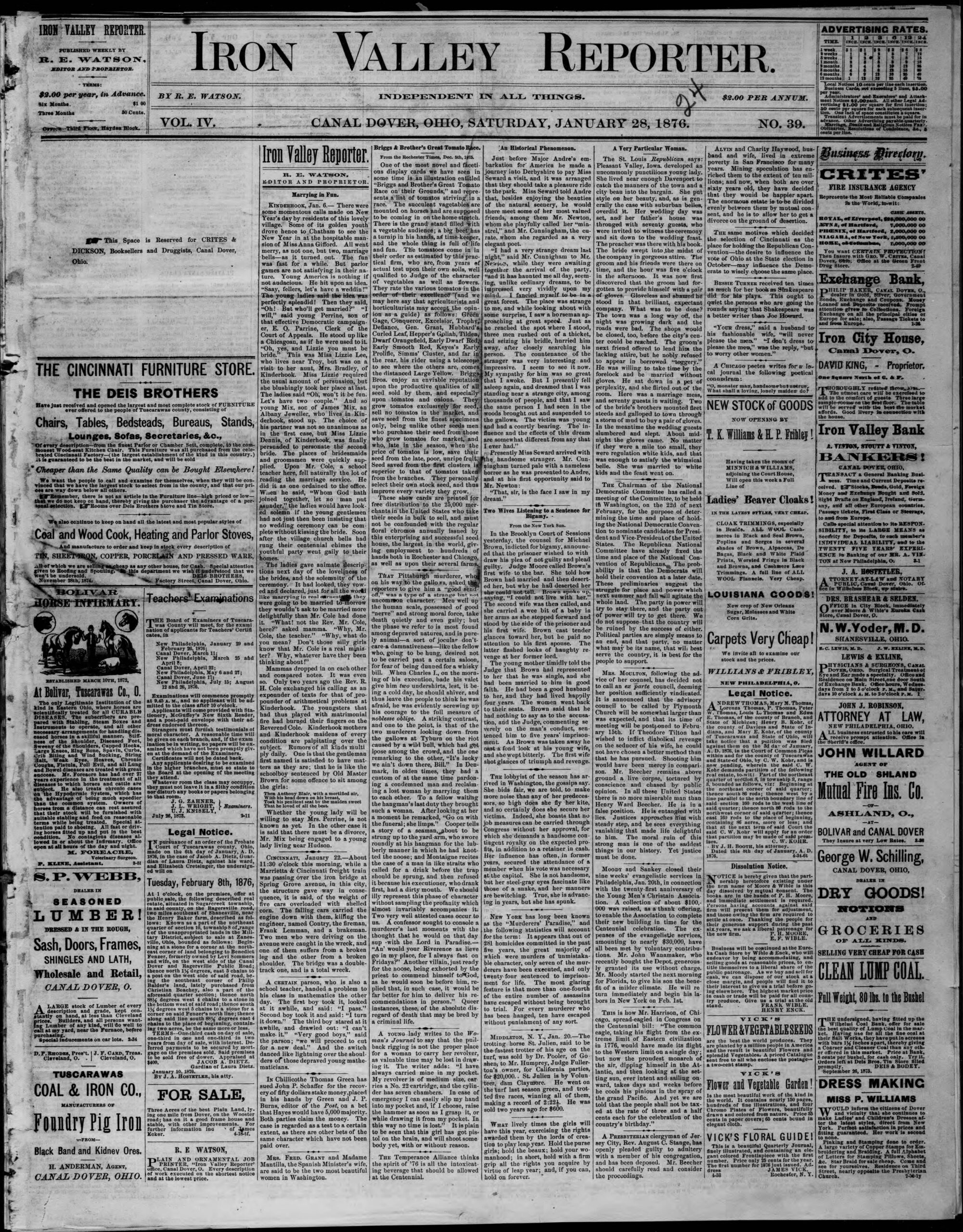 The Iron Valley Reporter